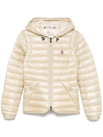 Moncler Grenoble Women Karura Short Down Jacket In Neutrals