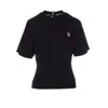 Moncler Patch With Logo T-shirt In Black