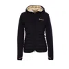 Moncler Grenoble Women Logo Zip Light Down Jacket In Blue