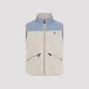 Moncler Grenoble Light Beige Acrylic Gilet In Nude
