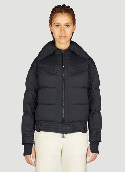 Moncler Grenoble Women Padded Chapelets Bomber Jacket In Black