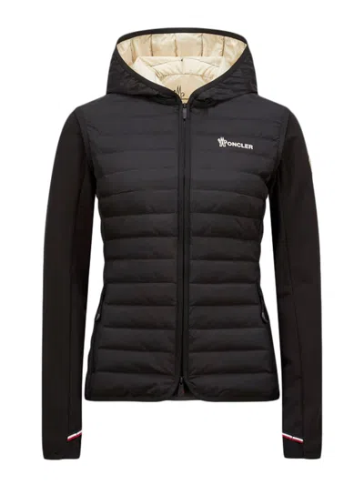 Moncler Grenoble Women Padded Cotton Sweatshirt With Hood And Zip
