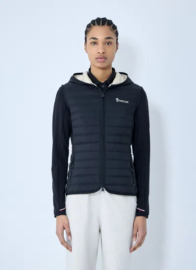 Moncler Grenoble Women Padded Zip-up Hooded Jacket In Black