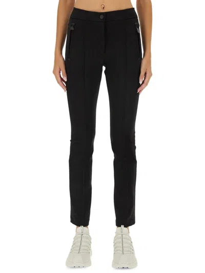 Moncler Grenoble Women Pants With Logo In Black