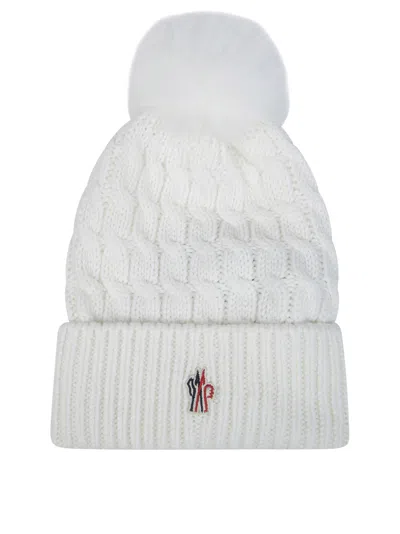Moncler Grenoble Women's Quilted Mini Hat In Gray