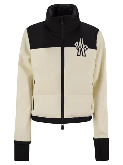 Moncler Grenoble Women Technical Fabric Cardigan In Neutral