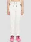 Moncler Day-namic Logo Embroidered Pants In White
