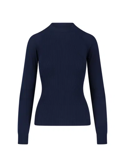Moncler Grenoble Women's Viscose-blend Sweater In Blue