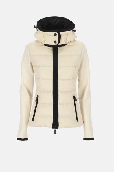 Moncler Grenoble Womens Hybrid Jacket In Neutral