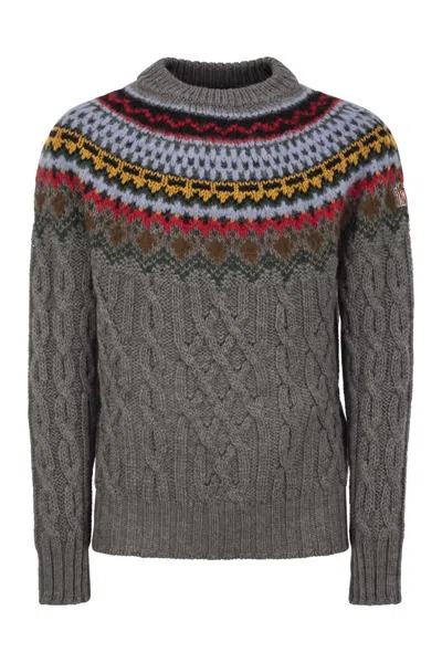 MONCLER MONCLER GRENOBLE WOOL AND ALPACA JUMPER