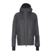 Moncler Concealed-zip Hooded Jacket In Gray