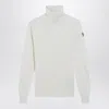 Moncler Grenoble Wool-blend Turtleneck Sweater In White