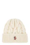 Moncler Grenoble Wool Cap In Neutral