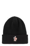 Moncler Grenoble Wool Cap In Brown