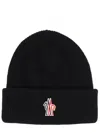 Moncler Grenoble Wool Cap In Black