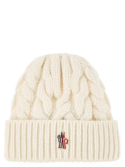 Moncler Grenoble Wool Cap In Brown