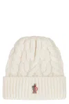 Moncler Grenoble Wool Hat In White