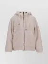 Moncler Grenoble Yushan Hooded Jacket And Pockets In Neutral
