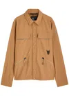Moncler Grenoble Zennor Day-namic Shell Overshirt Jacket In Brown