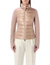 Moncler Padded Zip-fastening Jacket In Pink