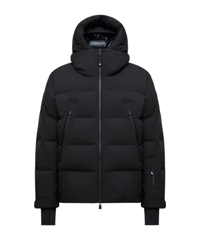 Moncler Grenoble Zip-up Padded Coat In Black