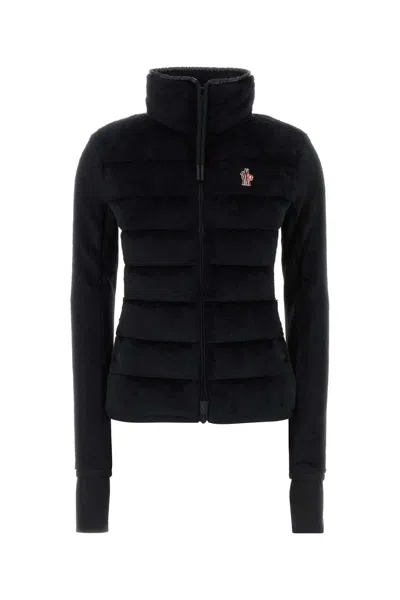Moncler Grenoble Zip-up Cardigan For Women In Black