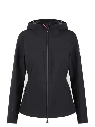 Moncler Zumeles Hooded Jacket In Black