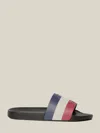 Moncler Grey Basile Elastodiene Sandals In Multi