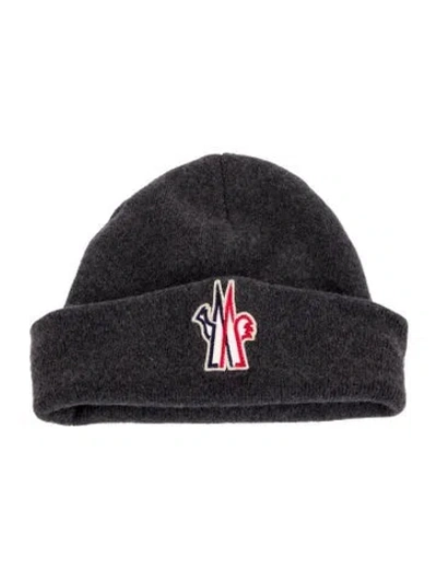 Pre-owned Moncler Grey Beanie In Gray