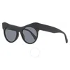 Moncler Grey Cat Eye Men's Sunglasses Ml0217-p-02a-55 In Black