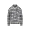 Moncler Graphic Logo Long Sleeve Cotton T-shirt In Gray