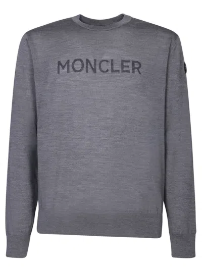 Moncler Grey Crew Neck Sweater