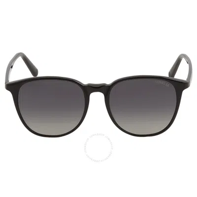 Moncler Grey Gradient Round Unisex Sunglasses Ml0189-f 05d 54 In Black