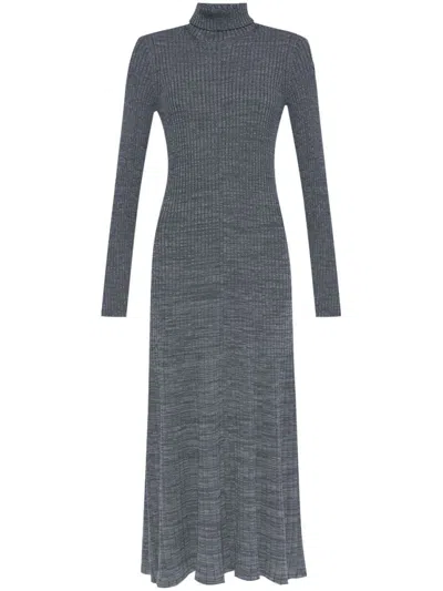 MONCLER GREY LONG DRESS