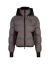 Moncler Marcassin Padded Jacket In Grey