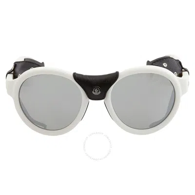 Moncler Grey Round Unisex Sunglasses Ml0046 21c 52