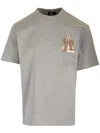 Moncler Grey T-shirt In Grey
