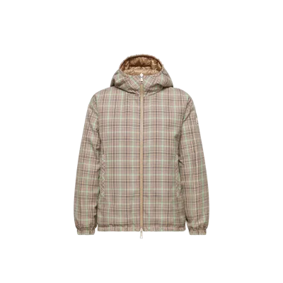 Moncler Doudoune Courte Réversible À Capuche Grimpante, Femme, Marron, Taille: 3 In Brown