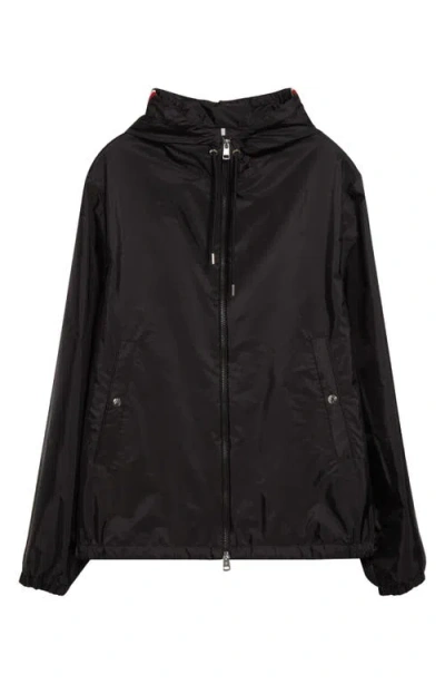 MONCLER MONCLER GRIMPEURS HOODED WATER REPELLENT NYLON JACKET
