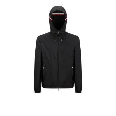MONCLER GRIMPEURS HOODED WINDBREAKER BLACK