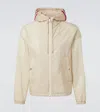 Moncler Grimpeurs Nylon Hooded Windbreaker In Light Beige