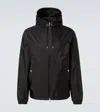 Moncler Grimpeurs Nylon Jacket W/ Hood In Schwarz