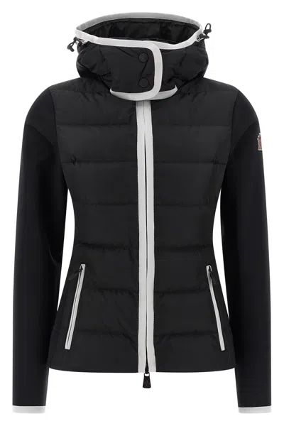 Moncler Daunenjacke Aus Strick In Black