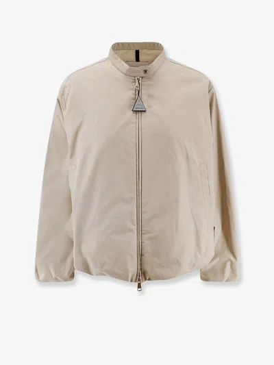 Moncler Gruissan Jacket With Gathered Profile In Neutral