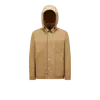 Moncler Surchemise À Capuche Guerledan En Coton In Brown