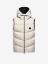 Moncler Piumino Guersac In Nylon Avorio  Uomo In Neutral