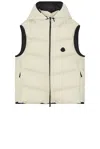 Moncler Guersac Nylon Down Vest In White