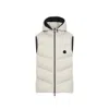 Moncler Light Grey Guersac Vest In White