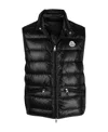 Moncler Gui Logo-patch Padded Gilet In Black