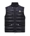 Moncler Gui Packable Down Gilet In Blue